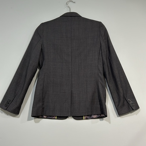 C2 BY CALIBRATE BOY BLAZER WOOL BLEND GRAY V NECK SZ 14 - Picture 2 of 10